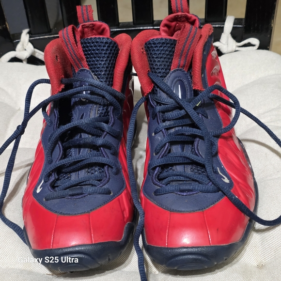 Nike Red and Blue Men\'s Shoes Used Size 4.5 main image 7